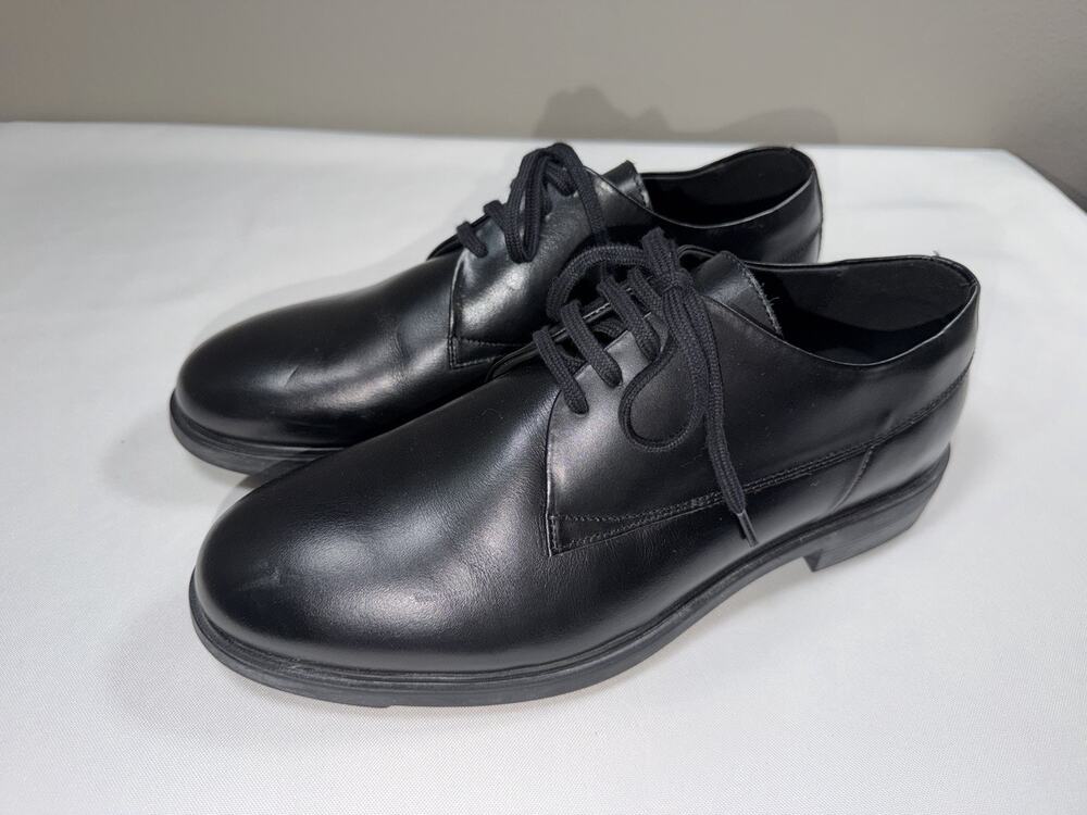 NWOT Shoe The Bear Copenhagen Men’s Size 40 / US 8 Black Leather Oxford Shoes
